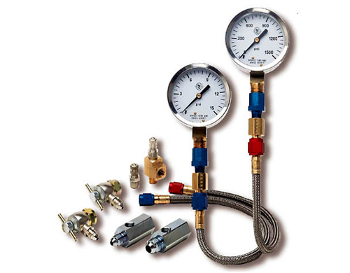 RACERS FUEL PRESSURE GAUGE KIT 0-30 PSI