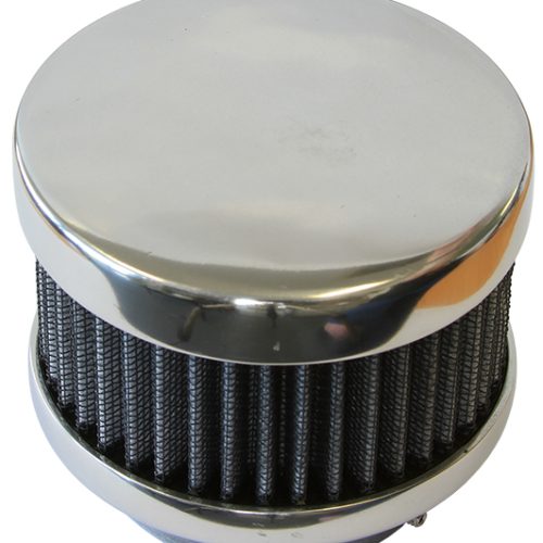 4″  POLISH SMOOTH AIR CLEANER SUIT 2BBL 2-5/8″ NECK