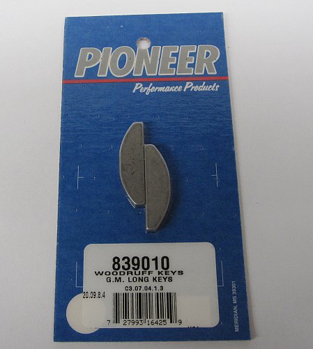 SB BB CHEV, CHRYS, STD HOLDEN KEYWAY 3/16 X 1-3/8 *2 PACK*