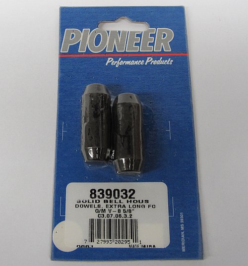 SB CHEV BELLHOUSING DOWEL PINS.400 LONGER SBC