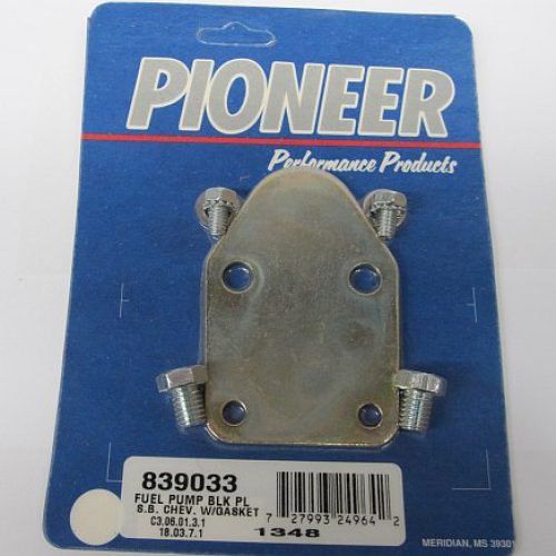 SB CHEV FUEL PUMP BLOCK OFF   PLATE V8 SBC