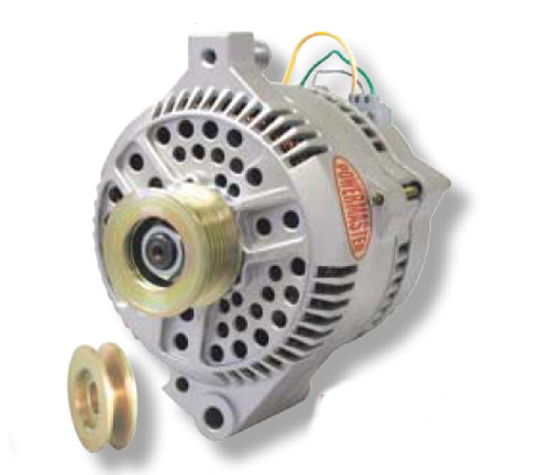 200AMP FORD ALTERNATOR CHROME 1 WIRE WITH REG PLUG *CHROME*