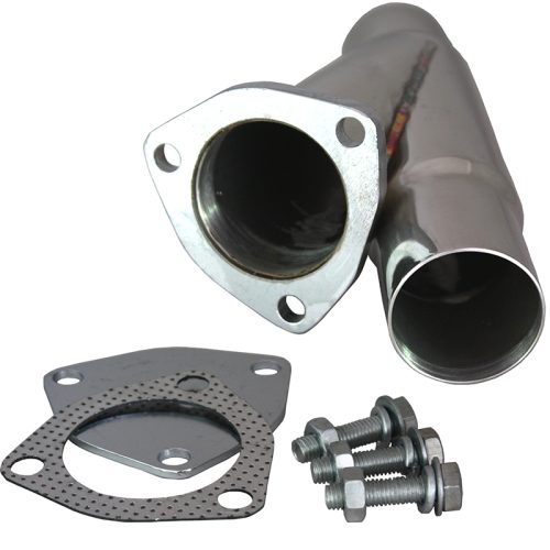 2.25 S/STEEL EXHAUST CUTOUT   Y-BRANCH & FLANGE ONLY