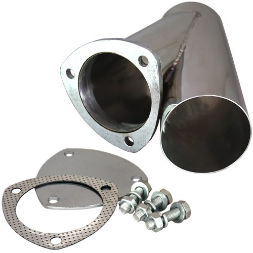3.50 S/STEEL EXHAUST CUTOUT   Y-BRANCH & FLANGE ONLY