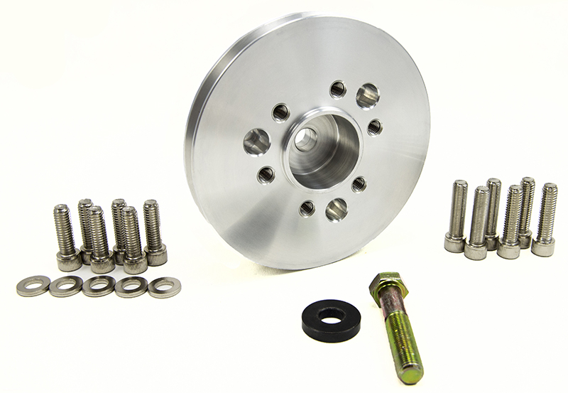 1V ACCESSORY PULLEY BB CHEV 3-BOLT BBC BALANCER TO 6-BOLT