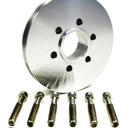 1V ACCESSORY PULLEY, CRANK HUB6-BOLT BLOWER PULLEY PATTERN