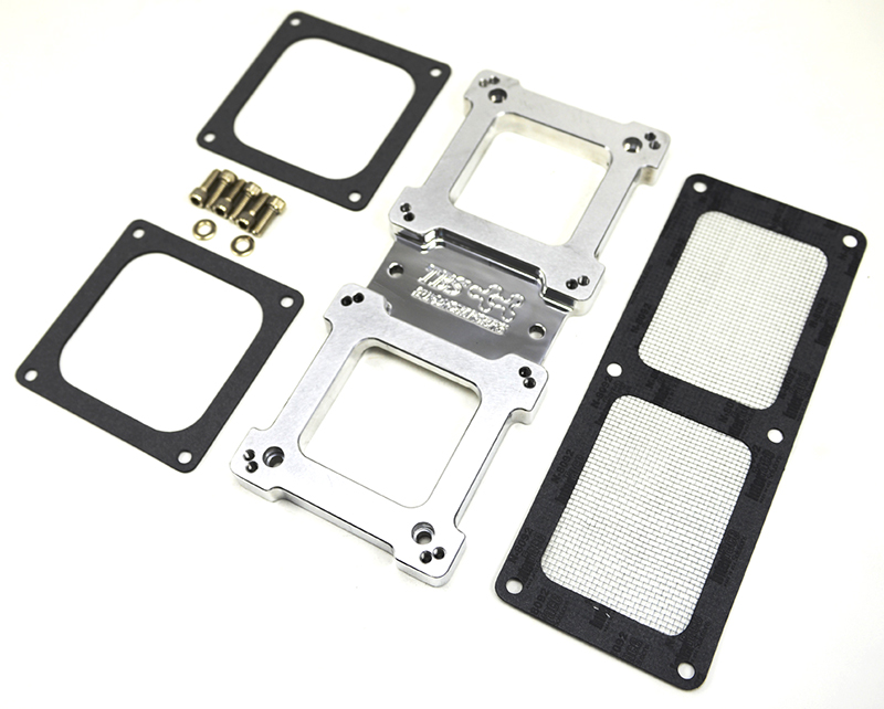 BILLET DUAL CARB 4500 CARB ADAADAPTOR