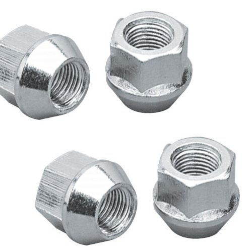 BULGE OPEN END ACORN NUTS (4) 7/16   ZINC PLATED 3/4 HEX