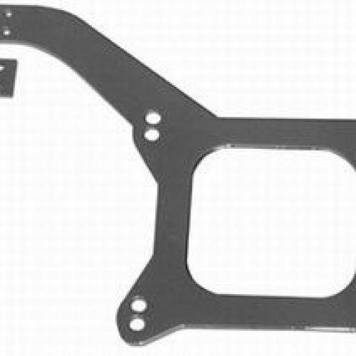 STEEL CARB LINKAGE PLATE 4BBL HOLLEY AND AFB CARB CHROME