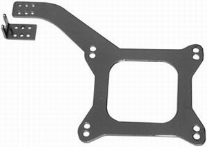 STEEL CARB LINKAGE PLATE 4BBL HOLLEY AND AFB CARB CHROME