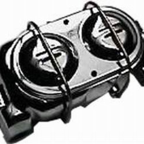 CHROME BRAKE MASTER CYLINDER  DUAL RESORVOIR 1-1/8 BORE