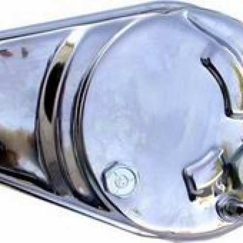 CHROME GM POWER STEERING PUMP FITS EARLY & LATE KEYWAY SHAFT