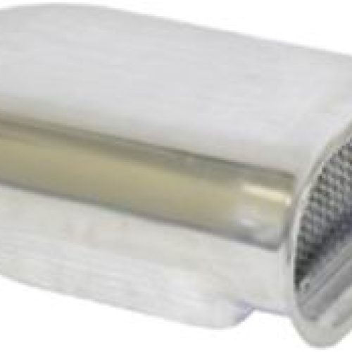 SMALL ALUMINIUM HOOD SCOOP 14 POLISHED, PLAIN SINGLE CARB