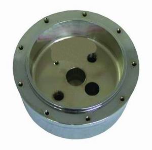 CHROME ALUMINIUM STEERING ADAPBOSS KIT SUIT GM COLUMN