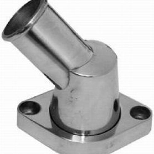 ALUMINIUM 45DEG SWIVEL WATER  NECK, POLISHED SUIT CHEV