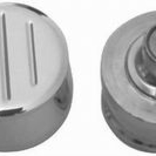 ALUMINIUM PCV VALVE 1 NECK CHROME BALL MILLED BREATHER