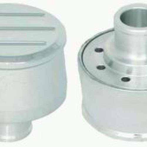 ALUMINIUM BREATHER PLAIN CHROME BALL MILLED