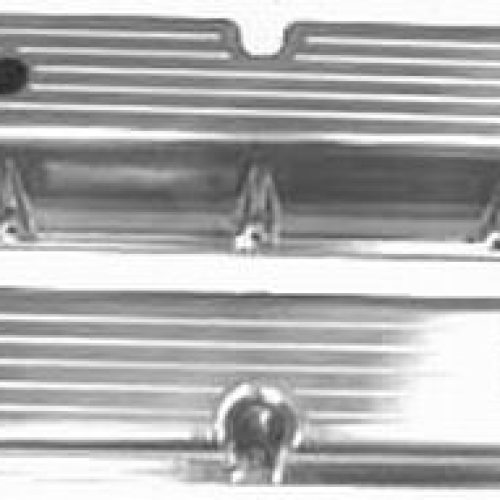 CAST VALVE COVERS, SBF TALL   POLISHED, BALL MILLED