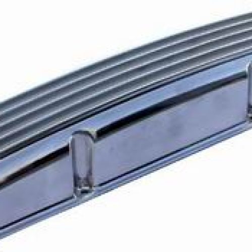 FINNED VALVE COVERS, SBC TALL CAST, POLISHED, WITH HOLES