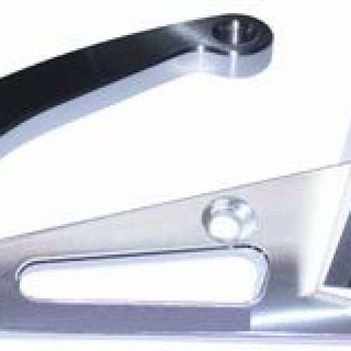 ALUMINIUM ALTERNATOR MOUNT SBC*NOTES* CHROME SHORT W/PUMP