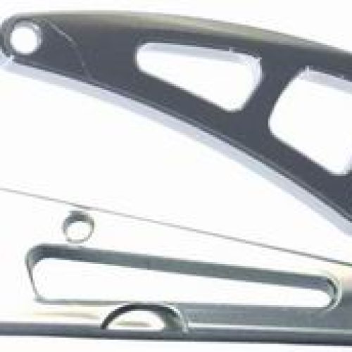 ALUM ALTERNATOR MOUNT CHEV B/BCHROME LONG WATER PUMP