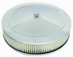 14X3 STAINLESS AIR CLEANER INCL STUD & NUT