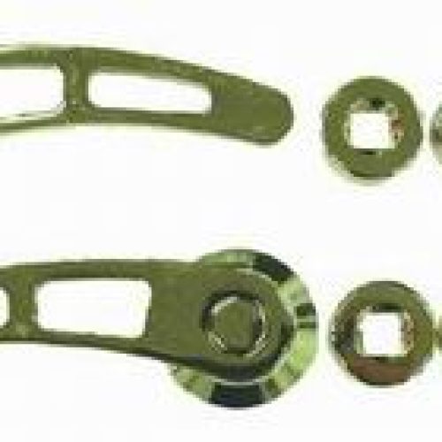 CHROME ALUMINUM DOOR HANDLE   4-1/4″ LONG