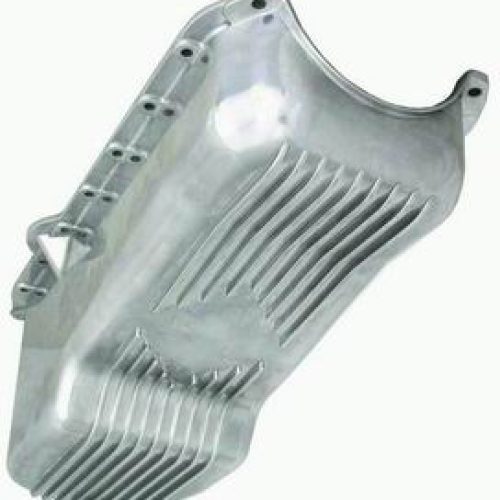 SB CHEV FINNED POLISH ALUM OILPAN’86 UP R/S D/ST 1 PC R SEAL