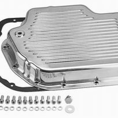 TH400 TRANS PAN POLISHED ALUMINIUM GASKETS & BOLTS INCL