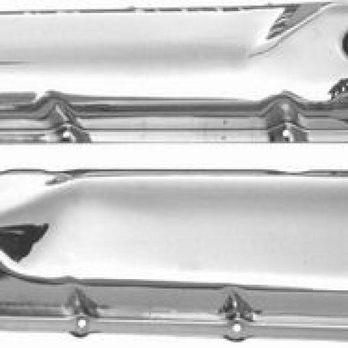 FORD 351C CLEVELAND ROCKER    COVERS CHROME STEEL