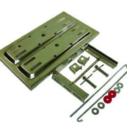 S/LESS STEEL BATTERY TRAY (INCLUDES HOLD DOWNS)