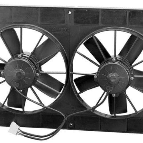 11″ TWIN FANS WITH SHROUD     1587cfm BALANCED BLADES