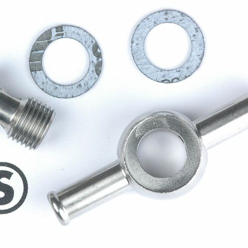STROMBERG 97 DOUBLE END BANJO STAINLESS FUEL FITTING
