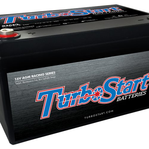 16 VOLT LIGHTWEIGHT AGM 2 POSTBATTERY. 500 CA 450 CCA, 50 RC