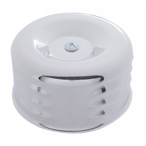 CHROME LOUVERED AIR CLEANER   FIT 2-5/8 OR 2-5/16 BASE