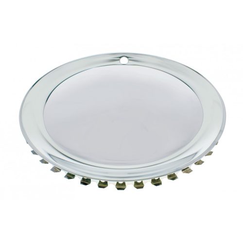 CHROME BABY MOON WHEEL COVERS SUIT 15 RIM UNIV SET OF 4