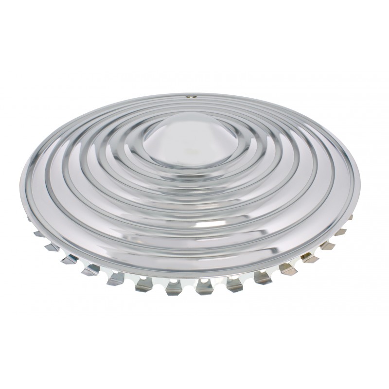 CHROME 15 STARBURST SET OF 4 WHEEL COVERS