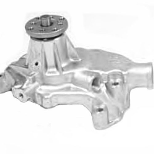CAST IRON WATER PUMP, CORVETTE1984-91, SBC, REVERSE ROTATION