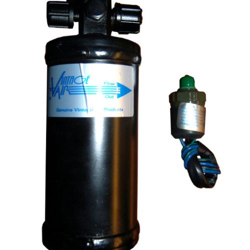 VINTAGE AIR STD BLACK DRIER   W/ TRINARY SAFETY SWITCH 2.5X6