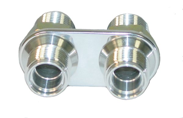 VINTAGEAIR STREAMLINE BULKHEAD2 WAY -10 -10 ORING A/C HEATER