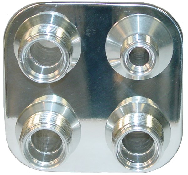 VINTAGEAIR STREAMLINE BULKHEAD4 WAY -6 -10 ORING A/C HEATER