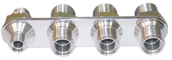 VINTAGEAIR STREAMLINE BULKHEAD4 WAY INLINE -6 -10 AC HEATER