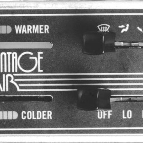 VINTAGE AIR 4 LEVER STANDARD  HORIZONTAL GENII CONTROL