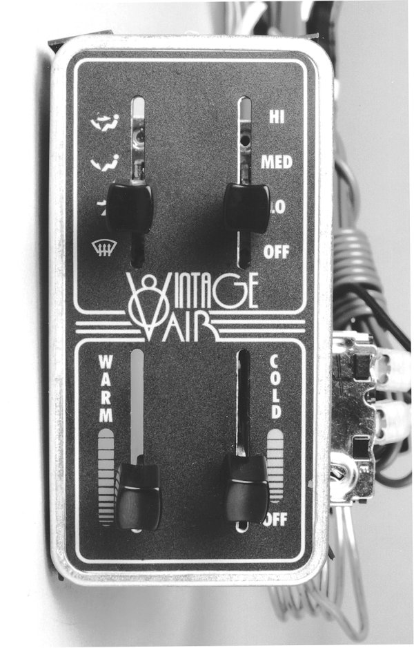 VINTAGE AIR 4 LEVER VERTICAL STANDARD GENII CONTROL