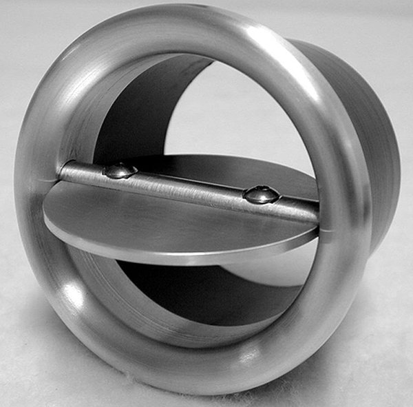 VINTAGE AIR BILLET AIR DUCT 2.875ROUND THRUDASH MOUNT