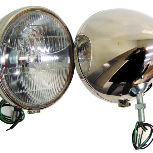 1933-34 S/S  HEAD LAMPS  PR   POLISH-NO TURN SIGNAL