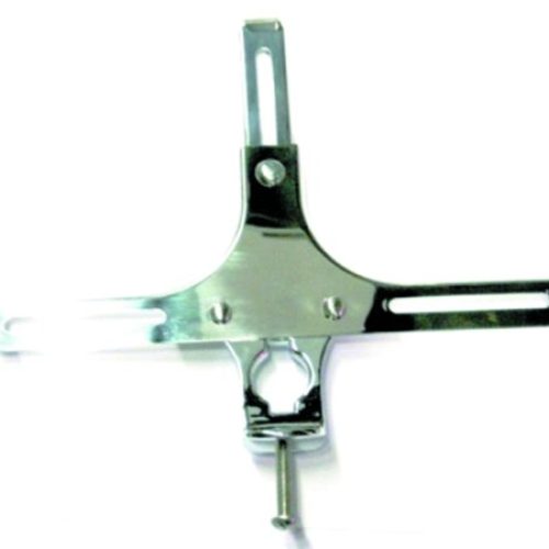 1932 FRONT LICENSE PLATE BRKT POLISH S/S