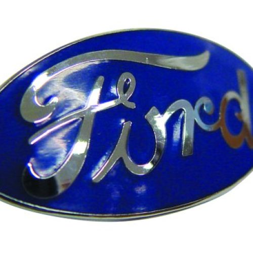 1932FORD RADIATOR SHELL EMBLEMINCL MOUNT HARDWARE-BLUE