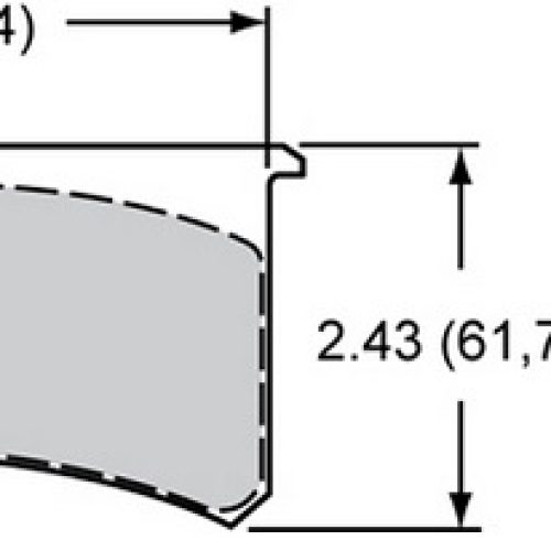 WILWOOD PAD SET BP-10 #7420   DYNALITE FSL,SL4,6, .80 THICK