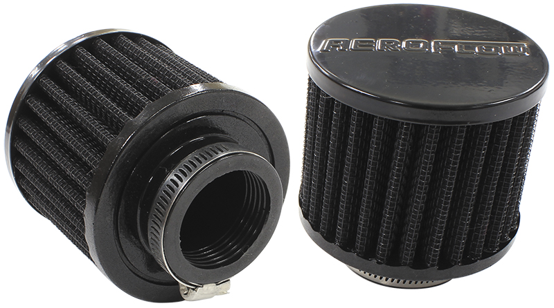 1-3/8" UNIV CLAMP ON FILTER 3" O.D,2-1/2" H, BLACK TOP - Image 2